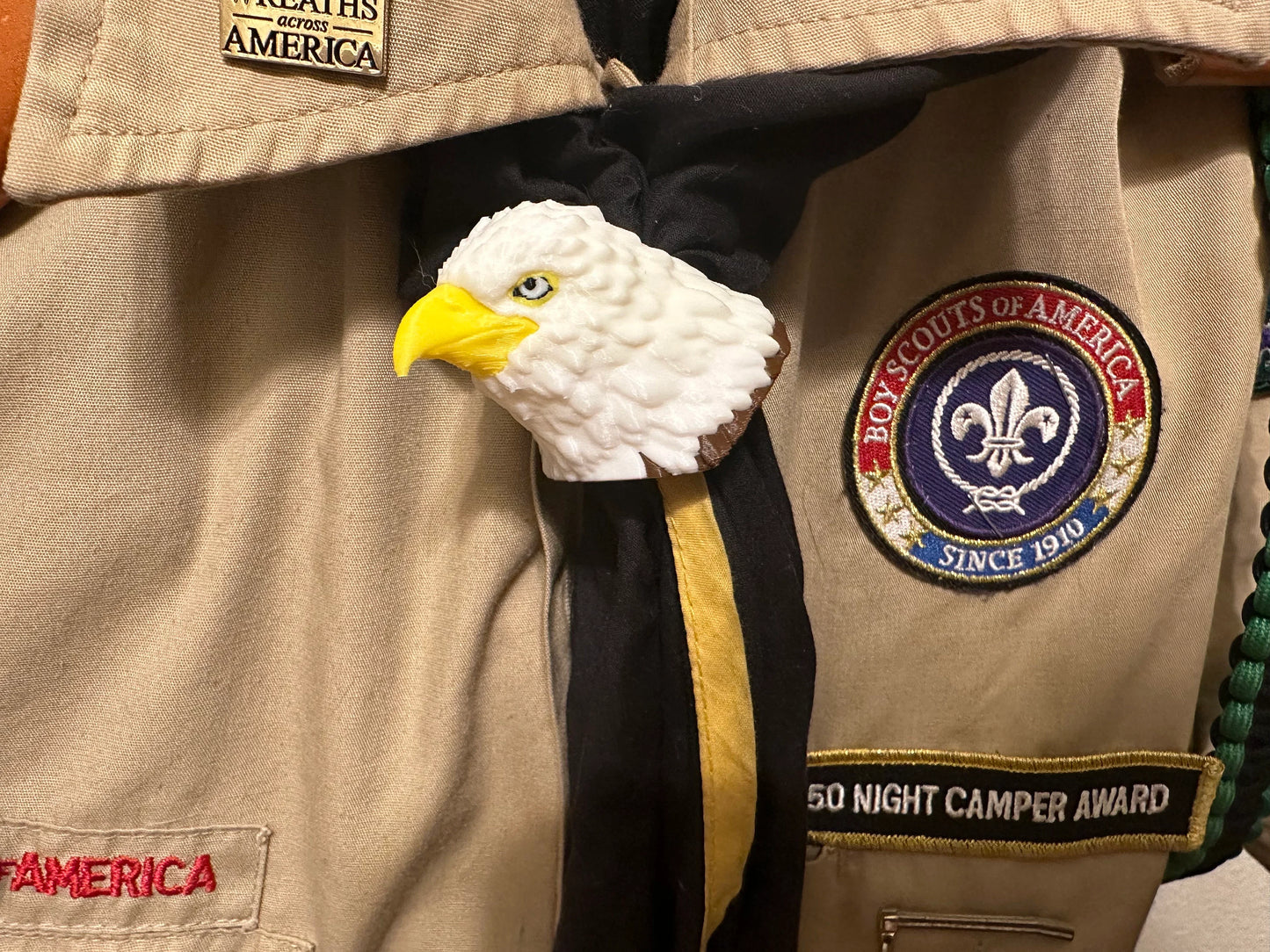 Eagle Neckerchief Slide