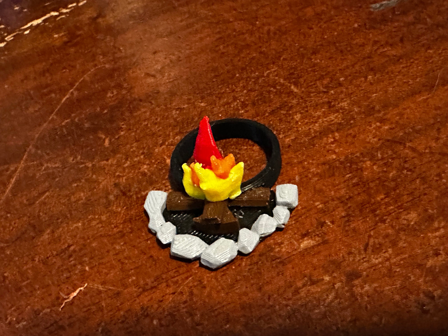 Campfire Neckerchief Slide