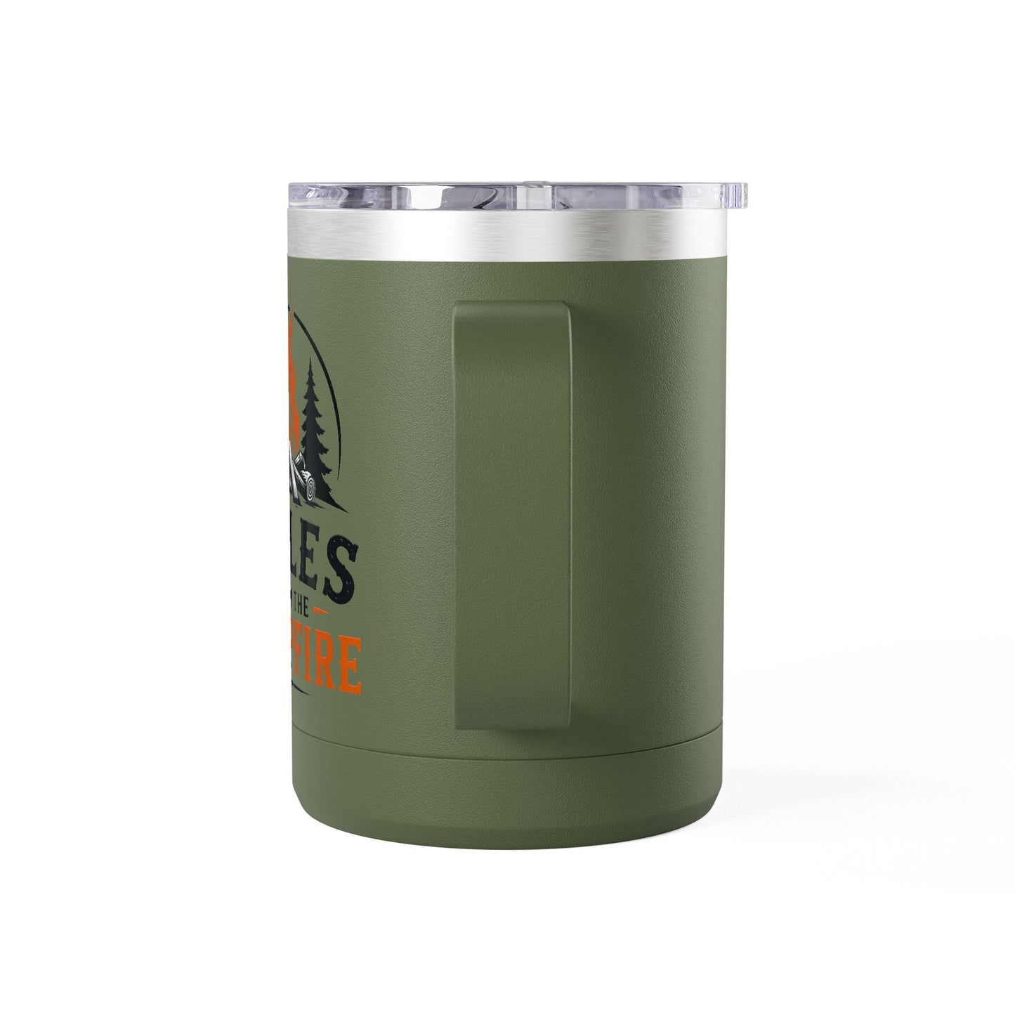 Tumbler Mug — "Tales From The Campfire" Insulated 15oz Camping Coffee Tumbler