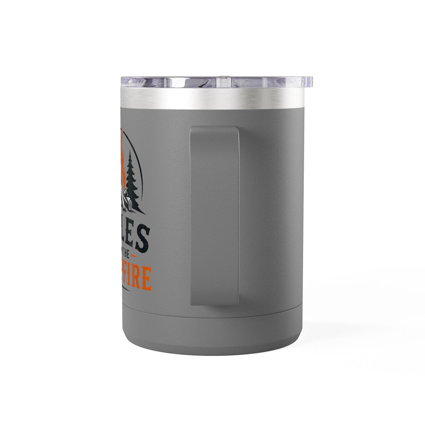 Tumbler Mug — "Tales From The Campfire" Insulated 15oz Camping Coffee Tumbler