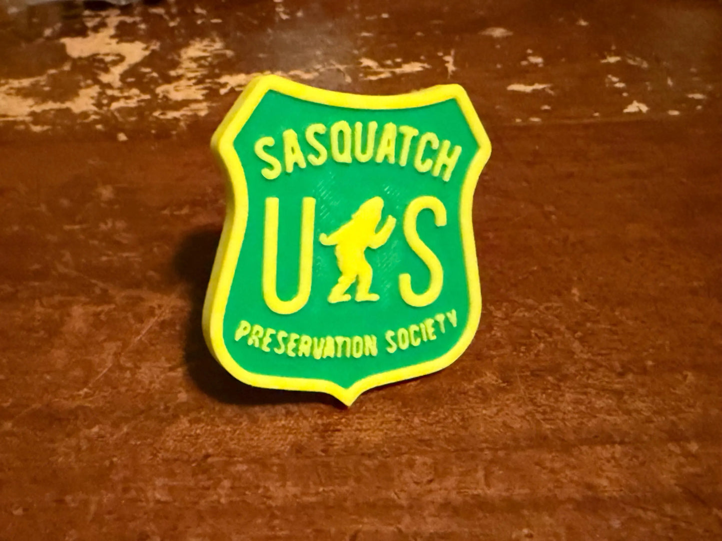 Sasquatch Preservation Society Neckerchief Slide