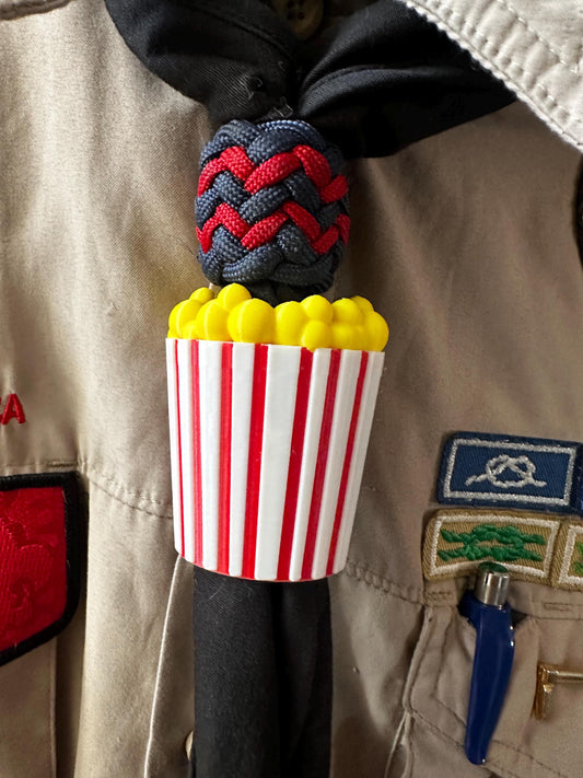 Popcorn Neckerchief Slide