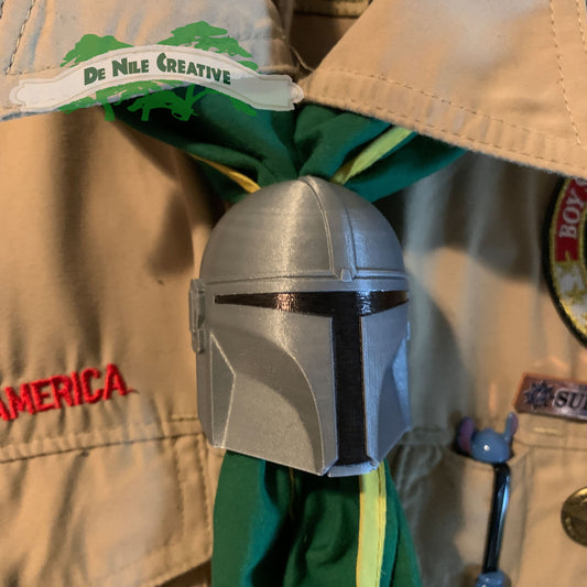 Armored Helmet Neckerchief Slide